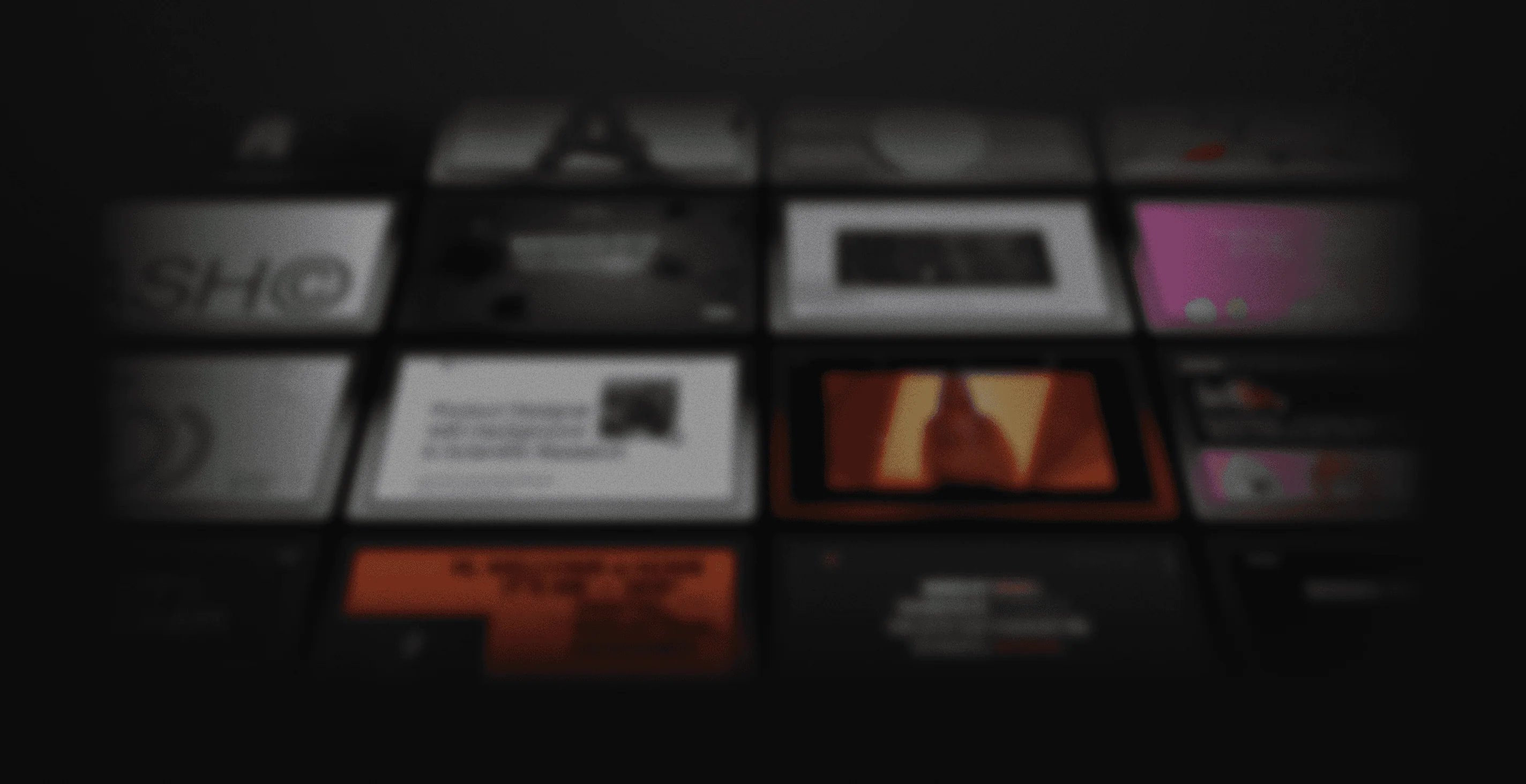 EmberVisu Projects Grid Background