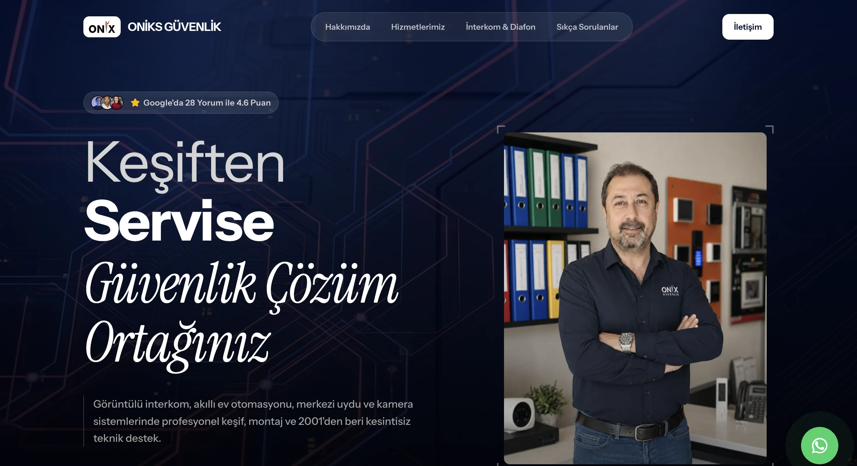 Oniks Güvenlik Project Showcase